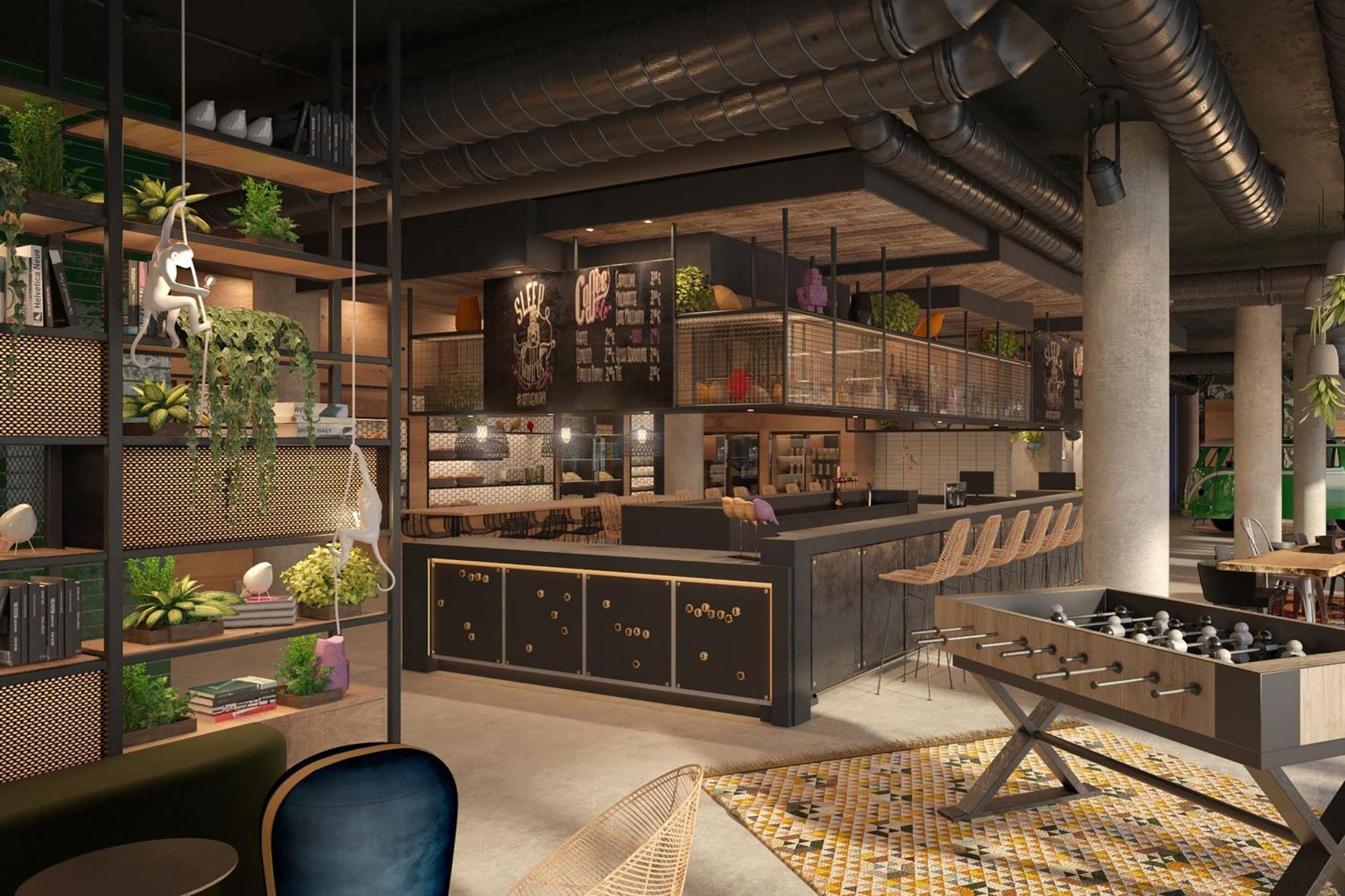 Moxy Vienna City East Buitenkant foto